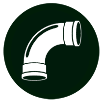 Icon of a home plumbing pipe